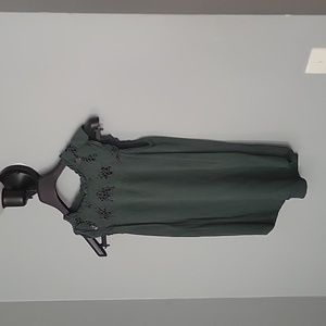 Loft sleeveless green tank XS